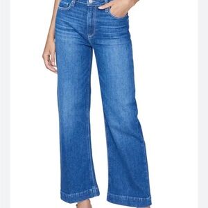 Paige Leenah high rise ankle length wide leg size 34.